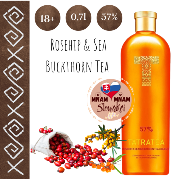 Tatratea 57 Rosehip & Sea Buckthorn Tea Likör