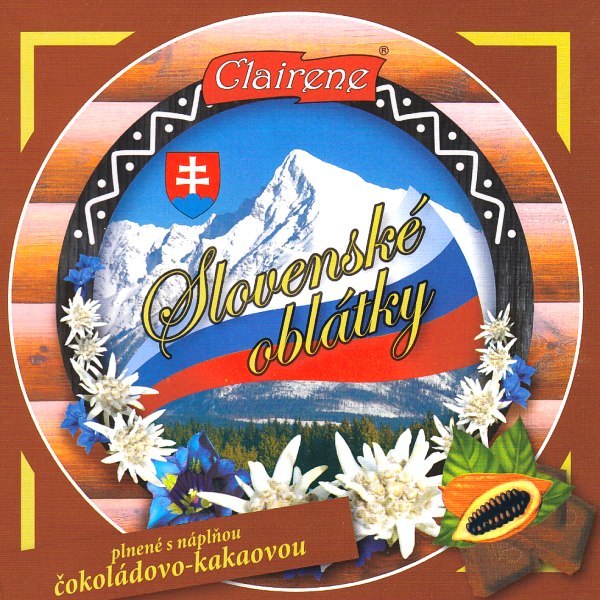 Slowakische Oblaten mit Schokoladen Füllung  (75g)