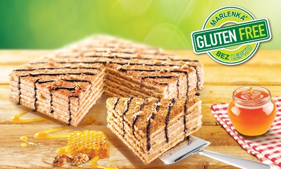 Glutenfreier Honigkuchen Marlenka mit Nüssen 800 g