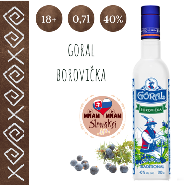 Goral Borovička Traditionell 0,7l 40% - Wacholderschnaps