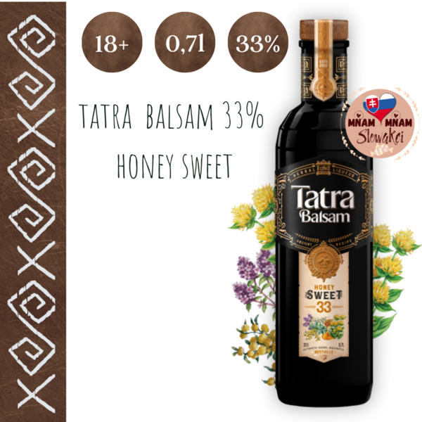 Tatra balsam HONEY SWEET 33% 0,7L