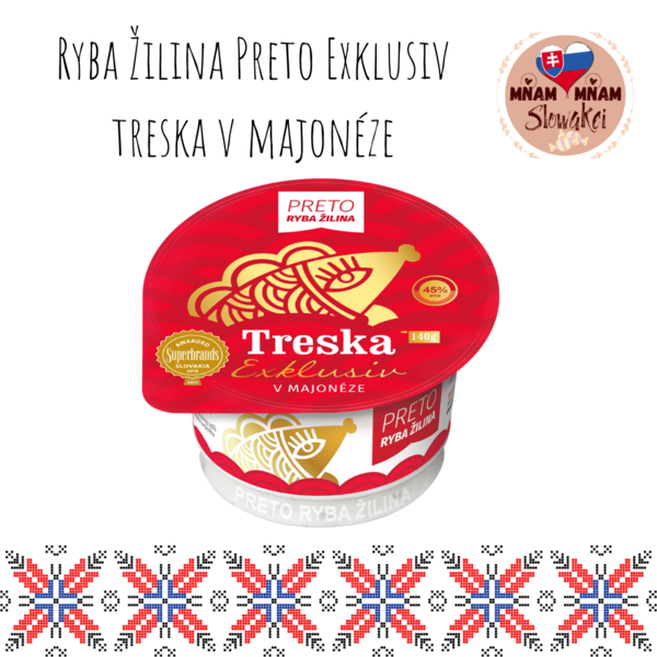 Žilina Treska v majonéze Exklusiv 6x140g