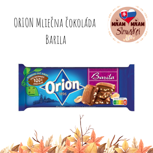 BARILA ORION Mliečna čokoláda 100g